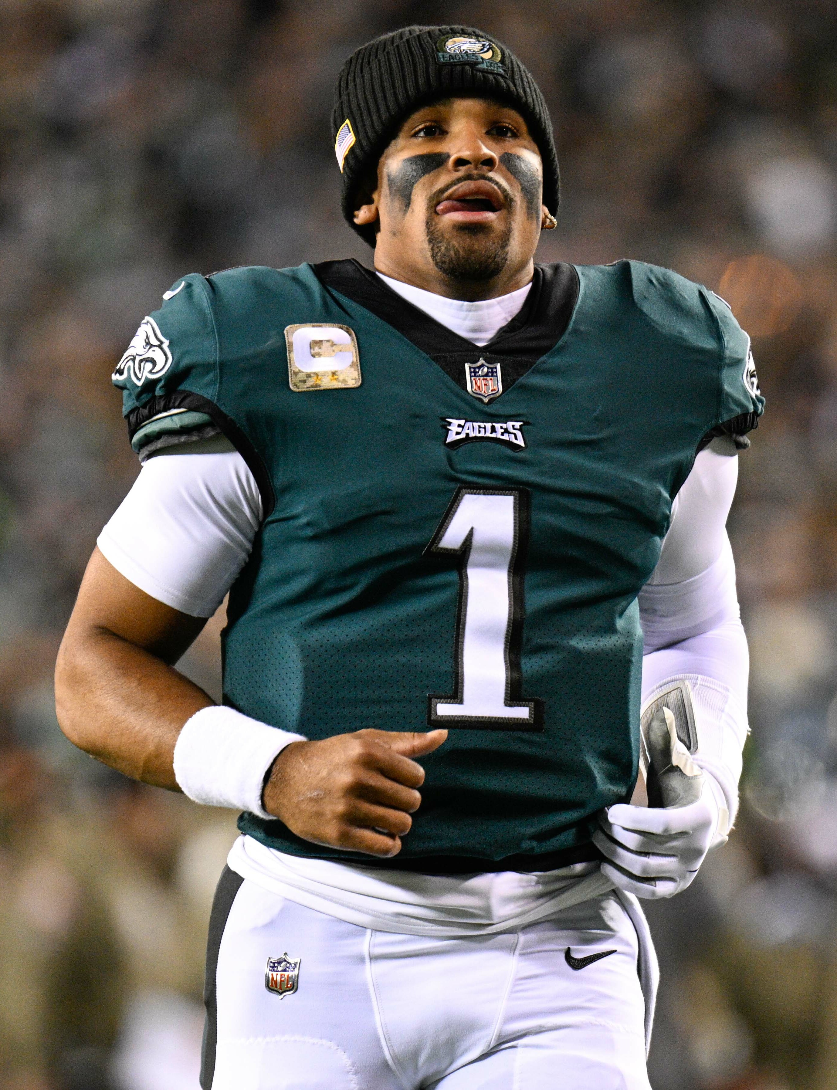 Jalen Hurts at Eagles training camp