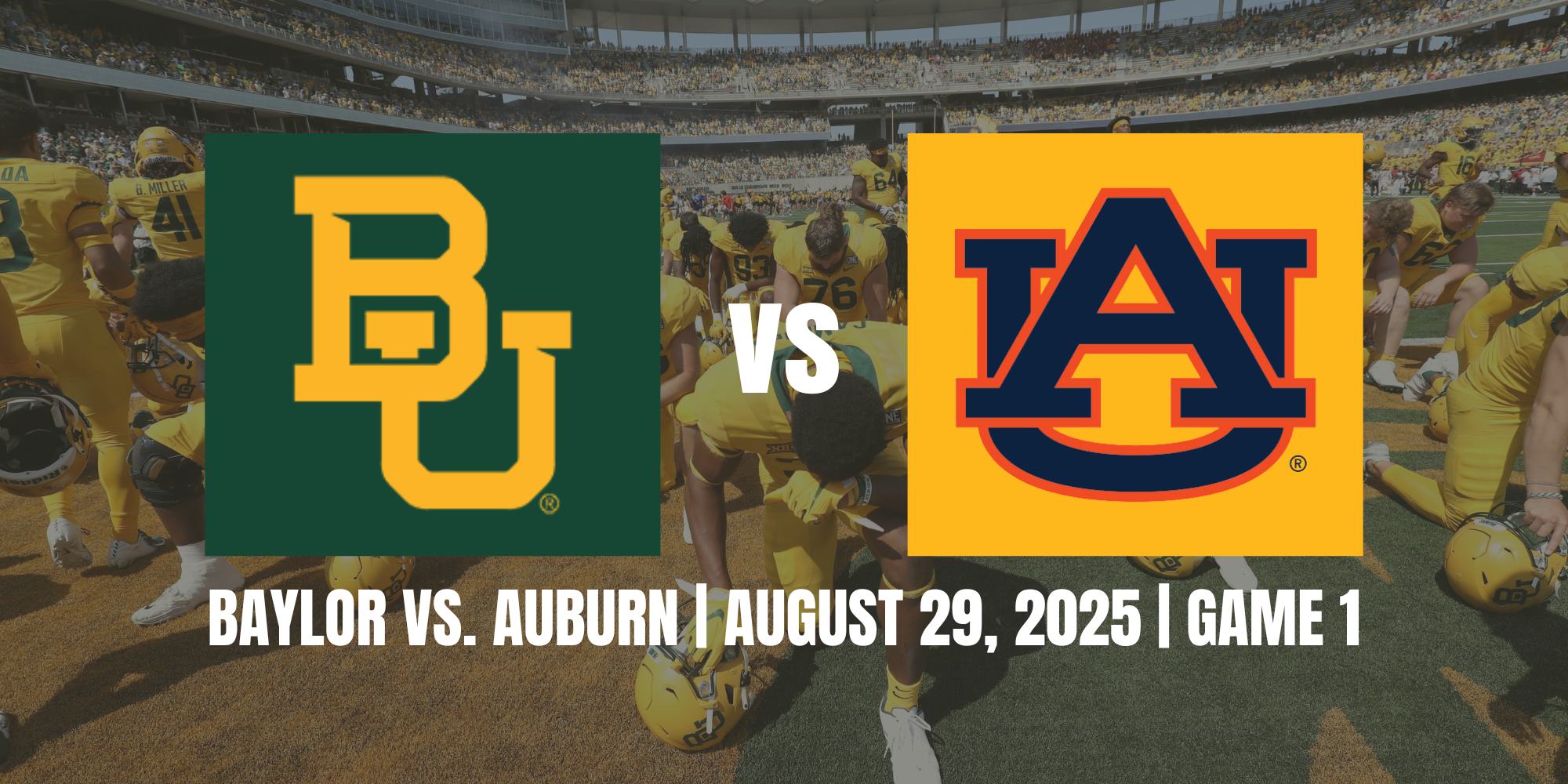 Auburn Triumphs Over Baylor 38-24 in Season Opener Auburn Triumphs Over Baylor 38-24 in Season Opener