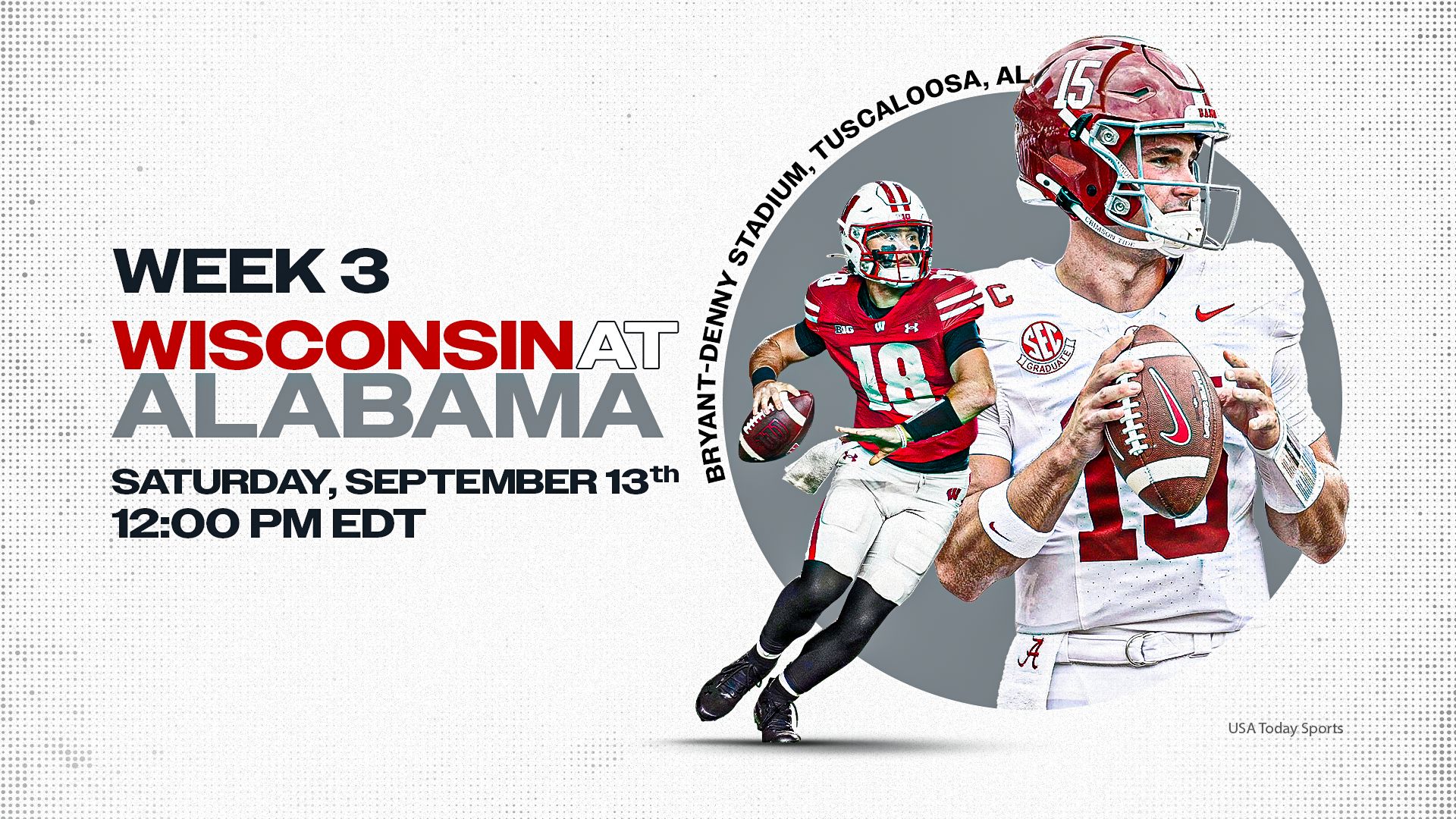 Alabama Hosts Wisconsin: Will the Badgers Upset the Crimson Tide on Sep 13, 2025?