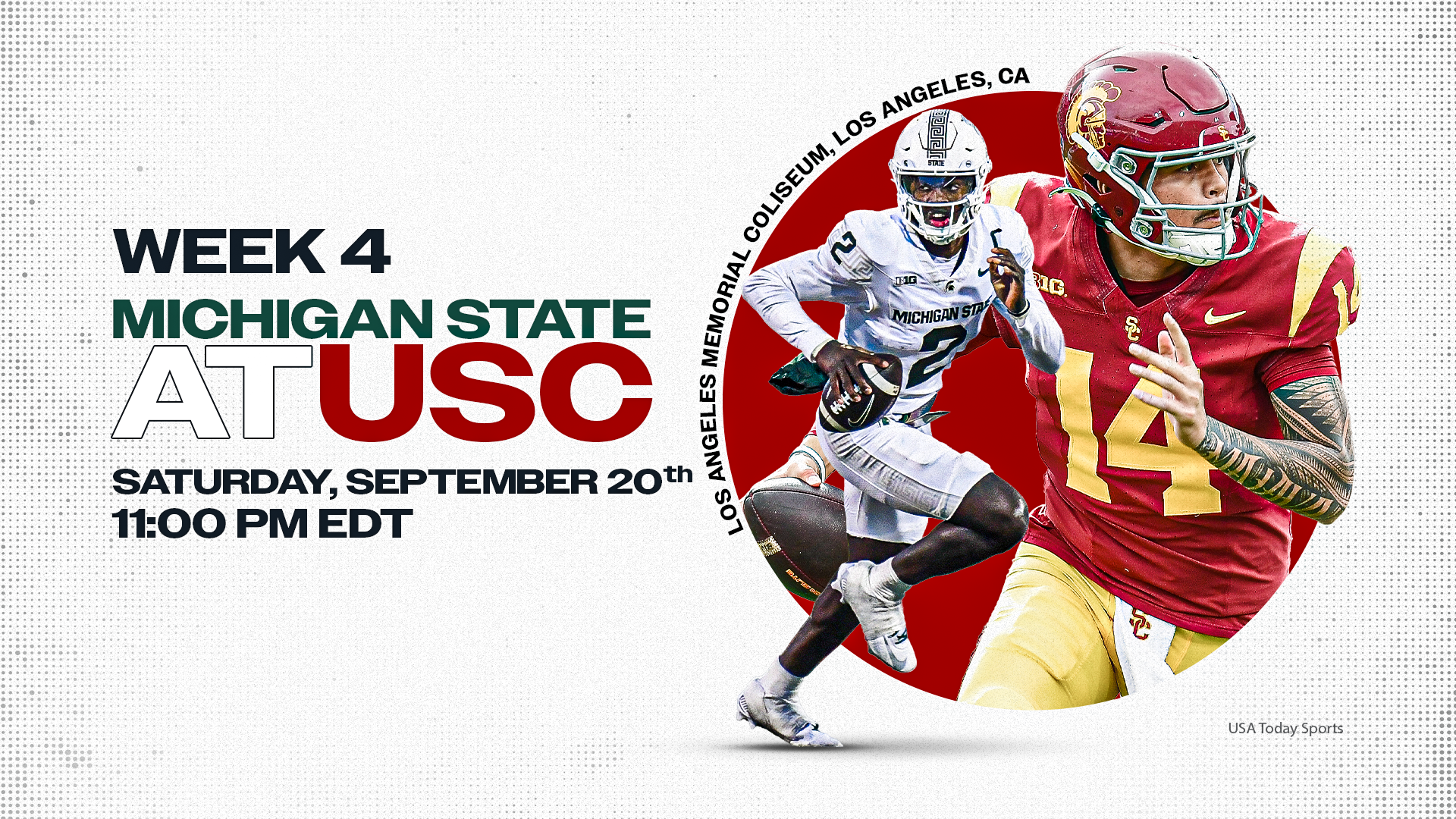 USC Triumphs Over Michigan State in Big Ten Home Opener
