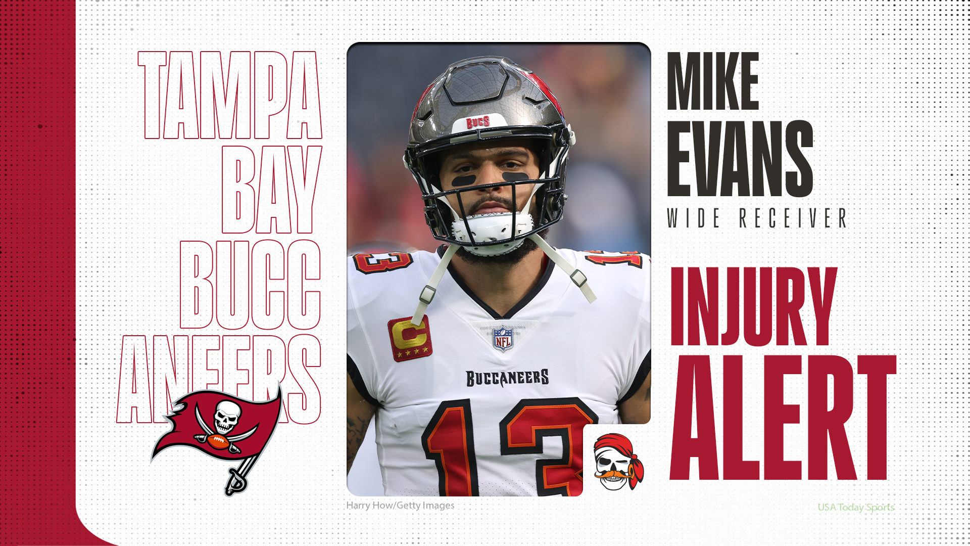 Mike Evans Suffers Broken Collarbone and Will Miss Most of the Season