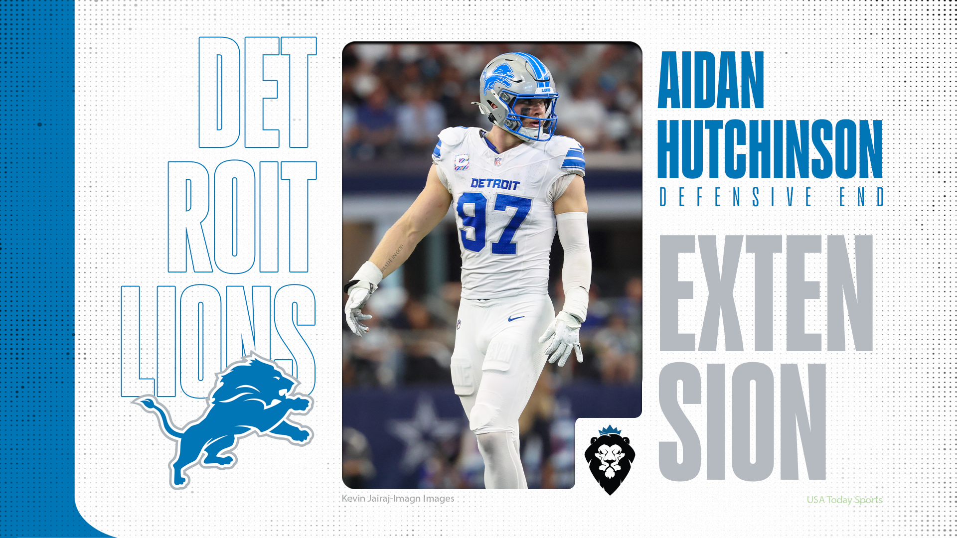Lions Secure Aidan Hutchinson with New 4-Year Contract Extension