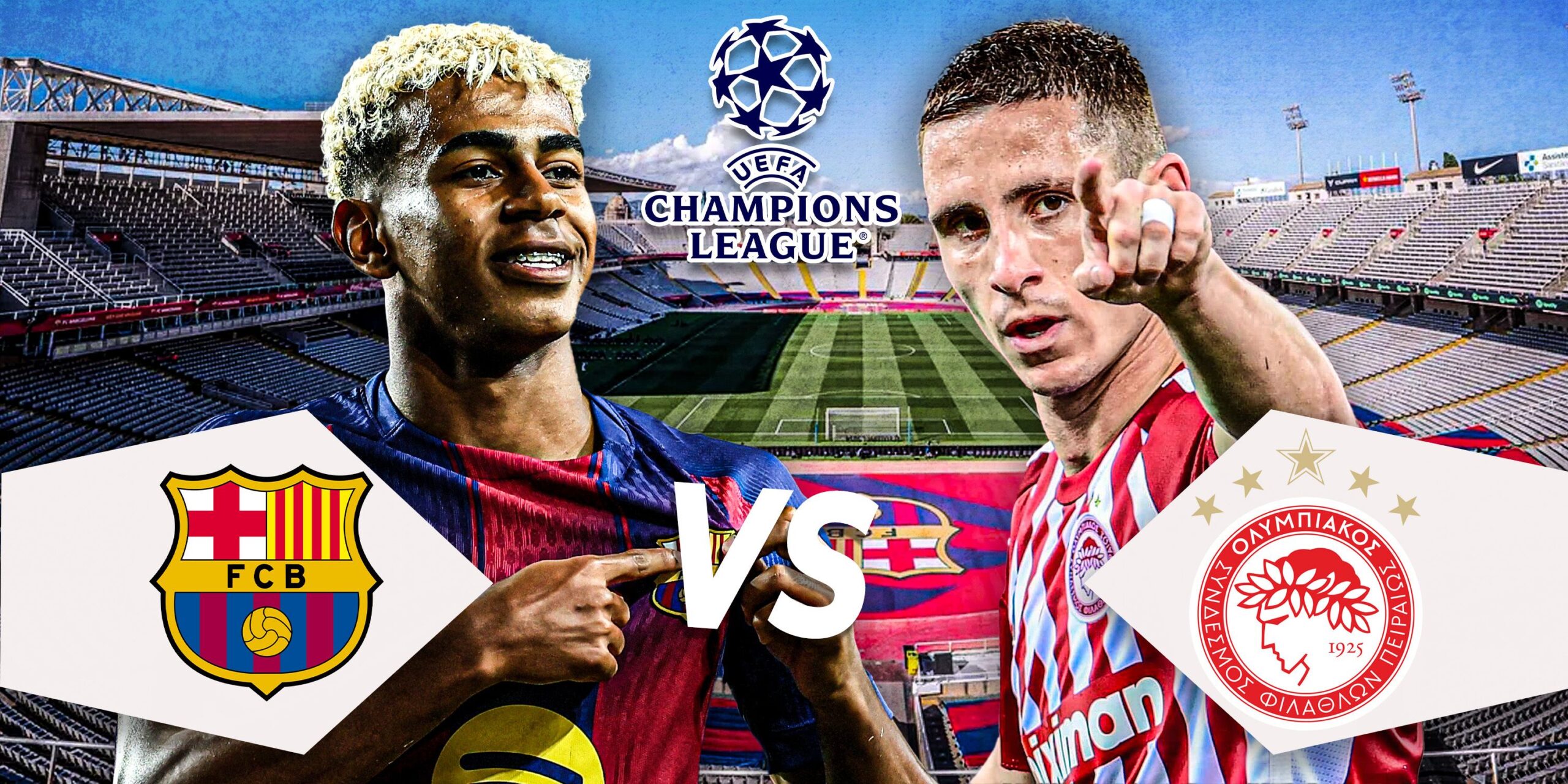 Barcelona Dominates Olympiacos 6-1 with Fermín López’s Historic Hat Trick