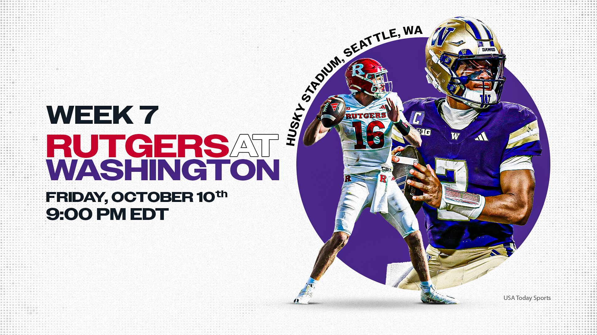 Washington Dominates Rutgers in Big Ten Rematch