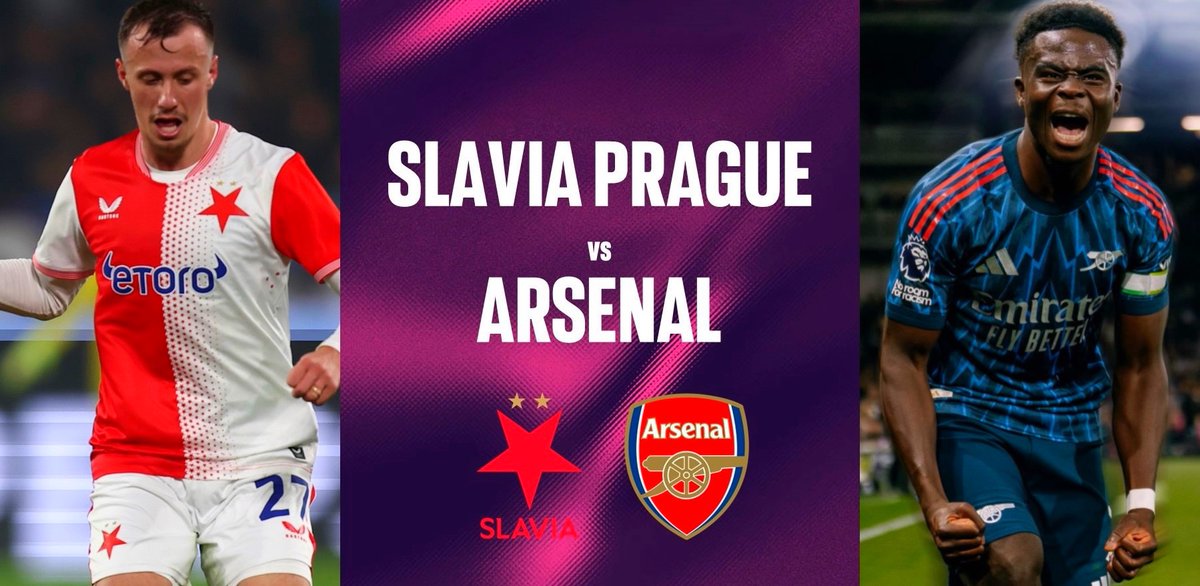 Arsenal Dominates Slavia Prague with 3-0 Victory