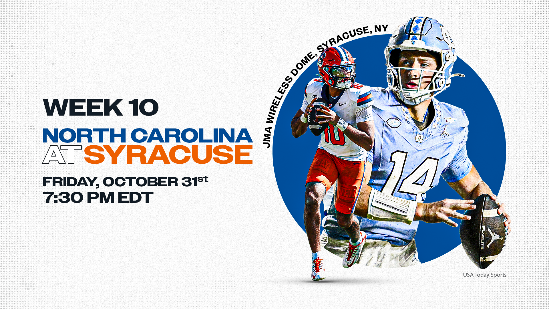 Battle for Redemption: North Carolina and Syracuse Clash on Halloween Night