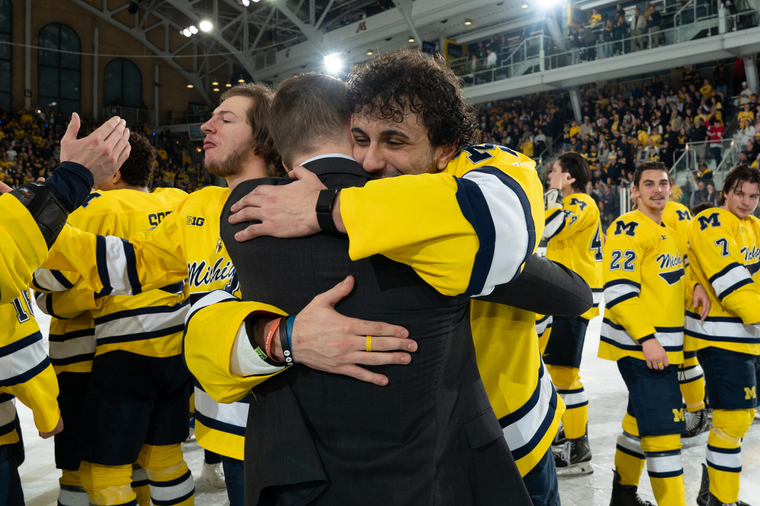 “Michael Is a Warrior”: Michigan’s Naurato on Michael Hage’s Frozen Four Status, NHL Decision Looming “Michael Is a Warrior”: Michigan’s Naurato on Michael Hage’s Frozen Four Status, NHL Decision Looming